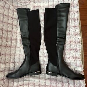 Nine West Black Over the Knee Boots
